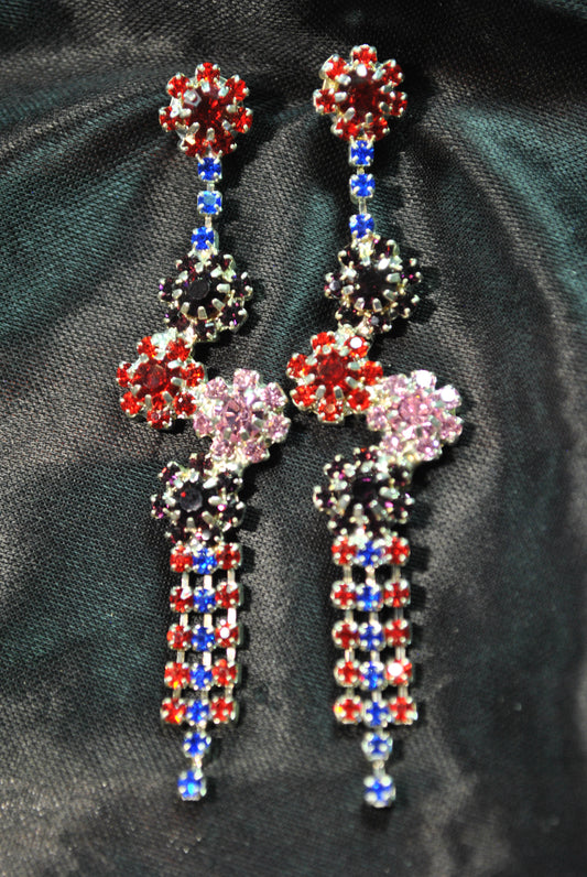 Multi-Color Drop Earrings