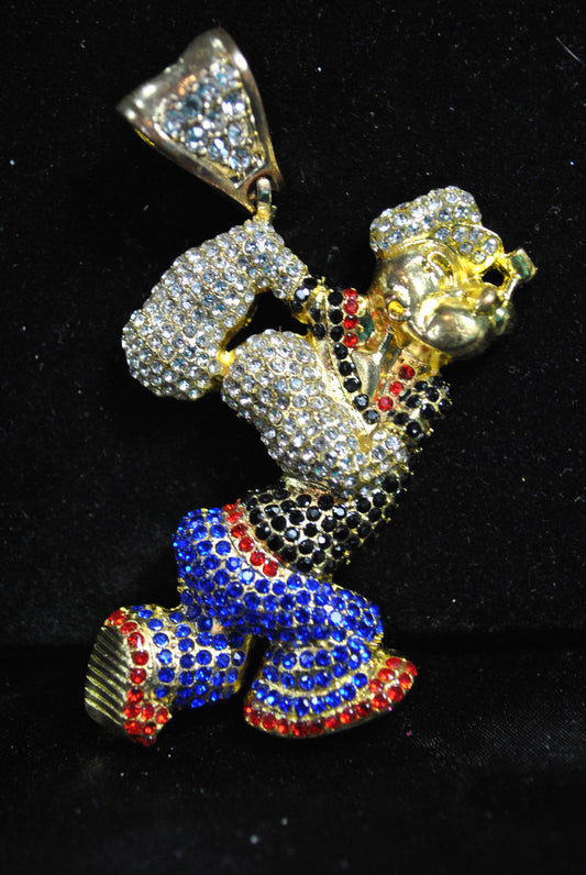 Popeye Bling Pendent