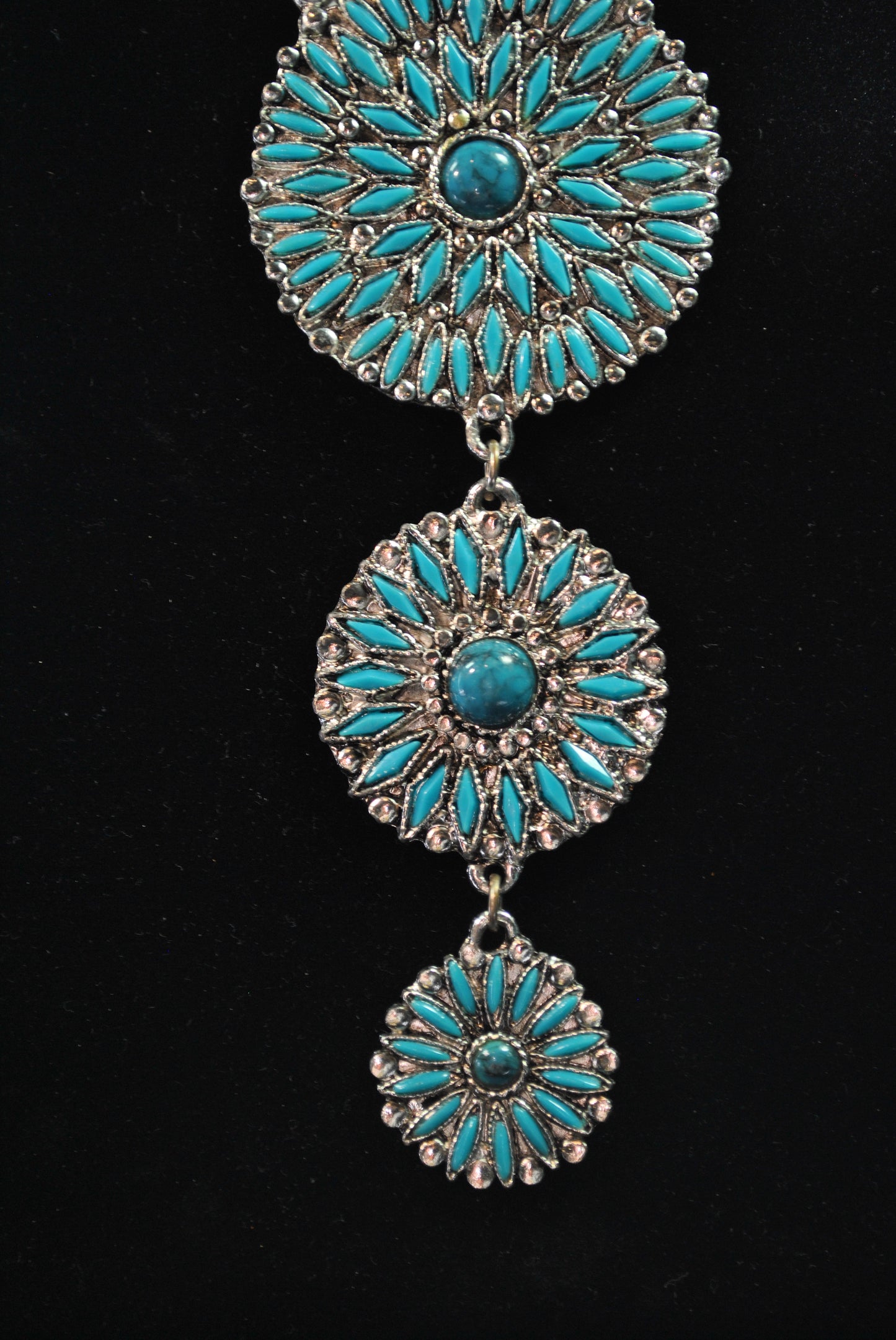 Navajo Turquoise Medallion Necklace