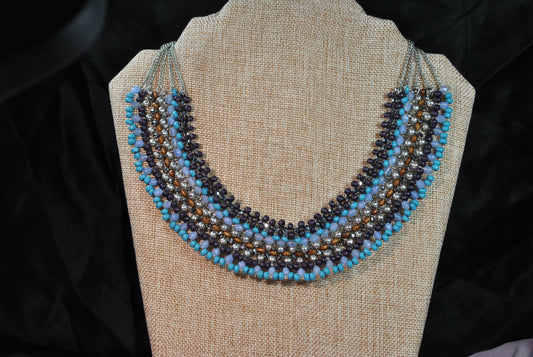 Native Multi-Strand Bead Choker