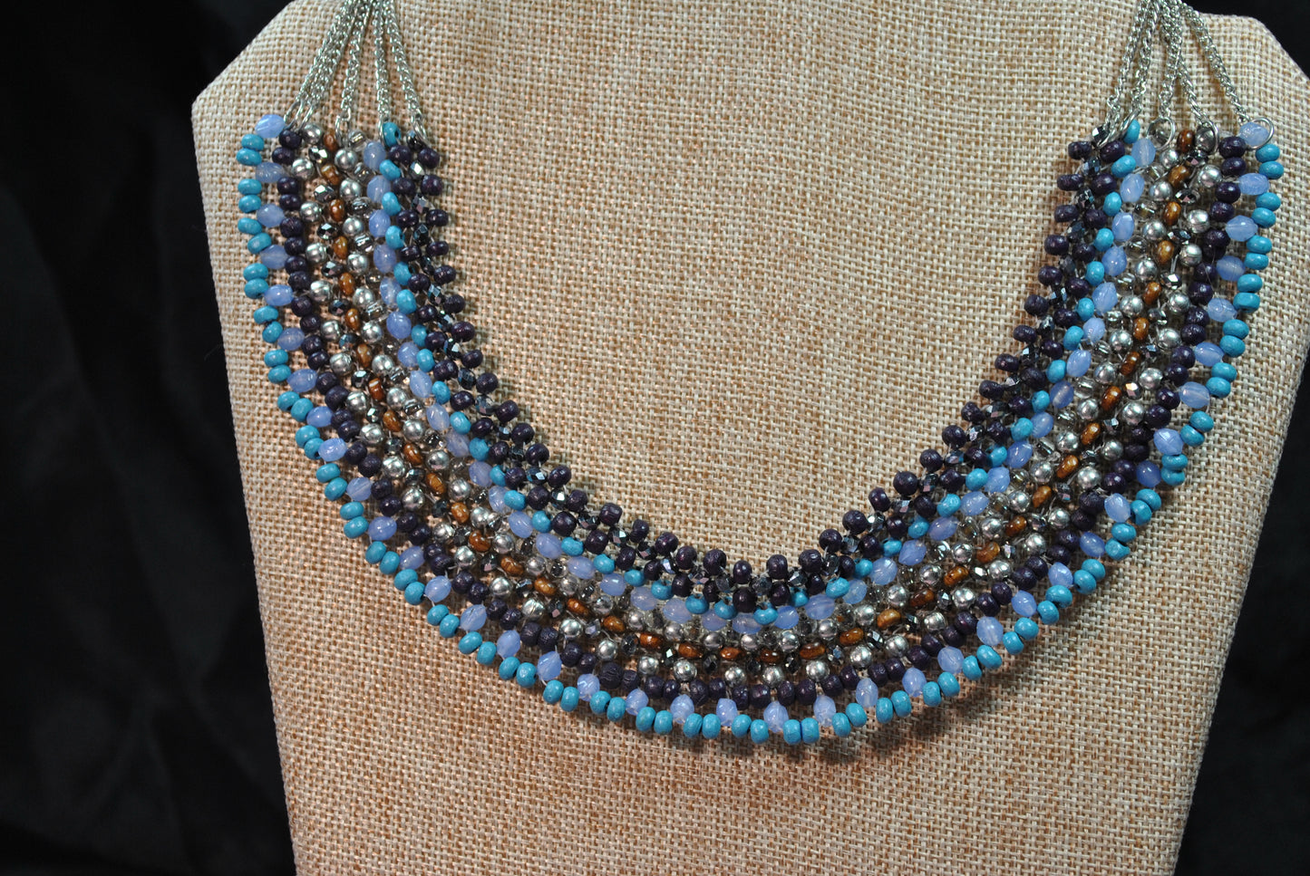 Native Multi-Strand Bead Choker