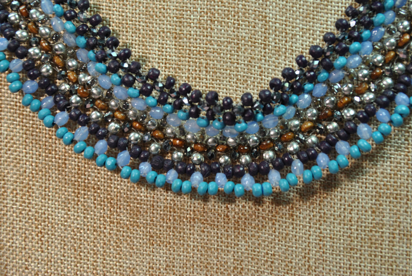 Native Multi-Strand Bead Choker