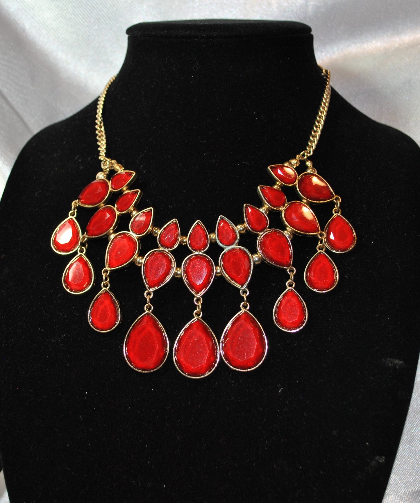 Red Statement Necklace