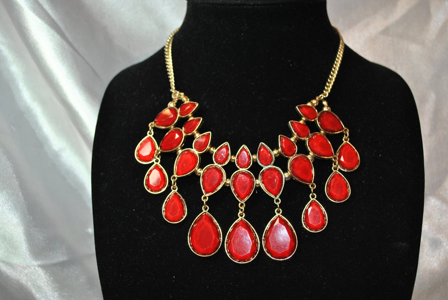 Red Statement Necklace