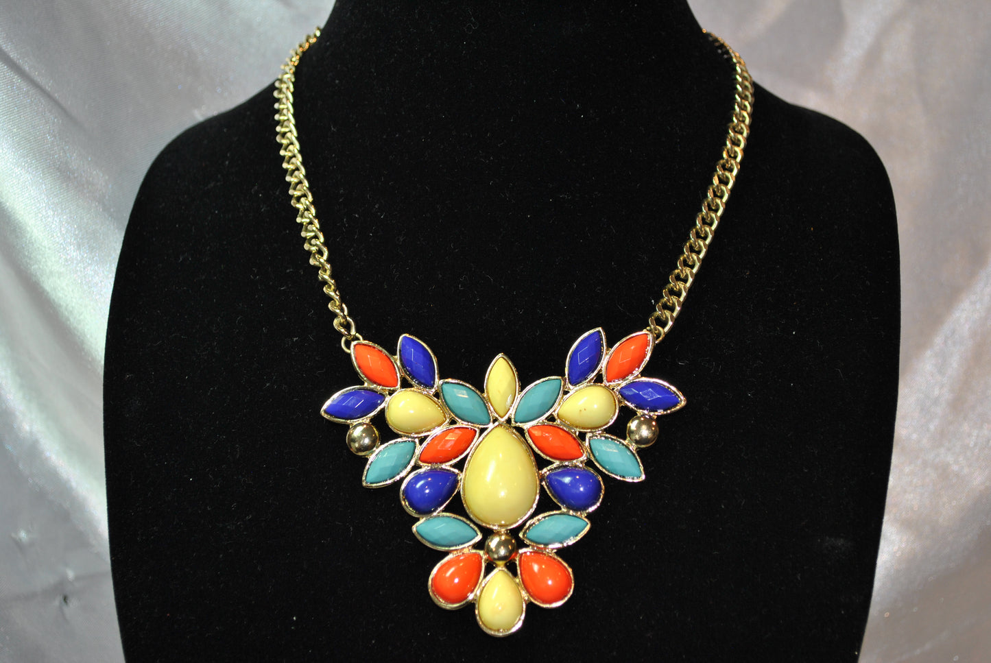 Multi-Color Statement Necklace