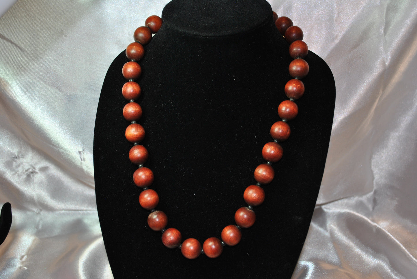 Unisex Heritage Tribal Wooden Bead Necklace/Chain