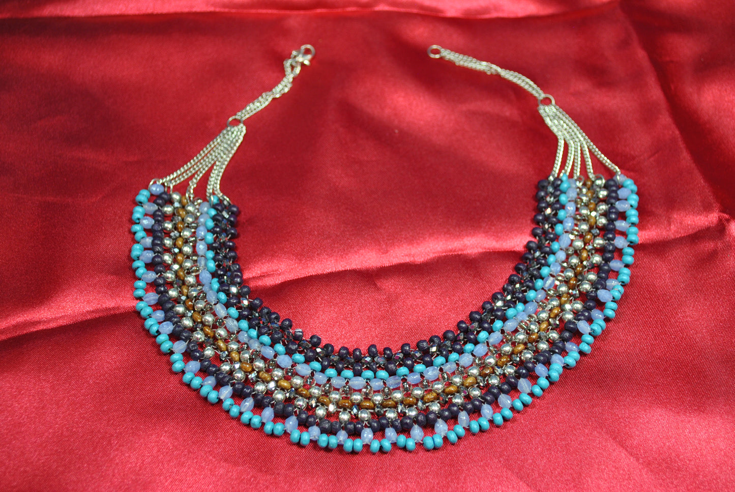 Native Multi-Strand Bead Choker