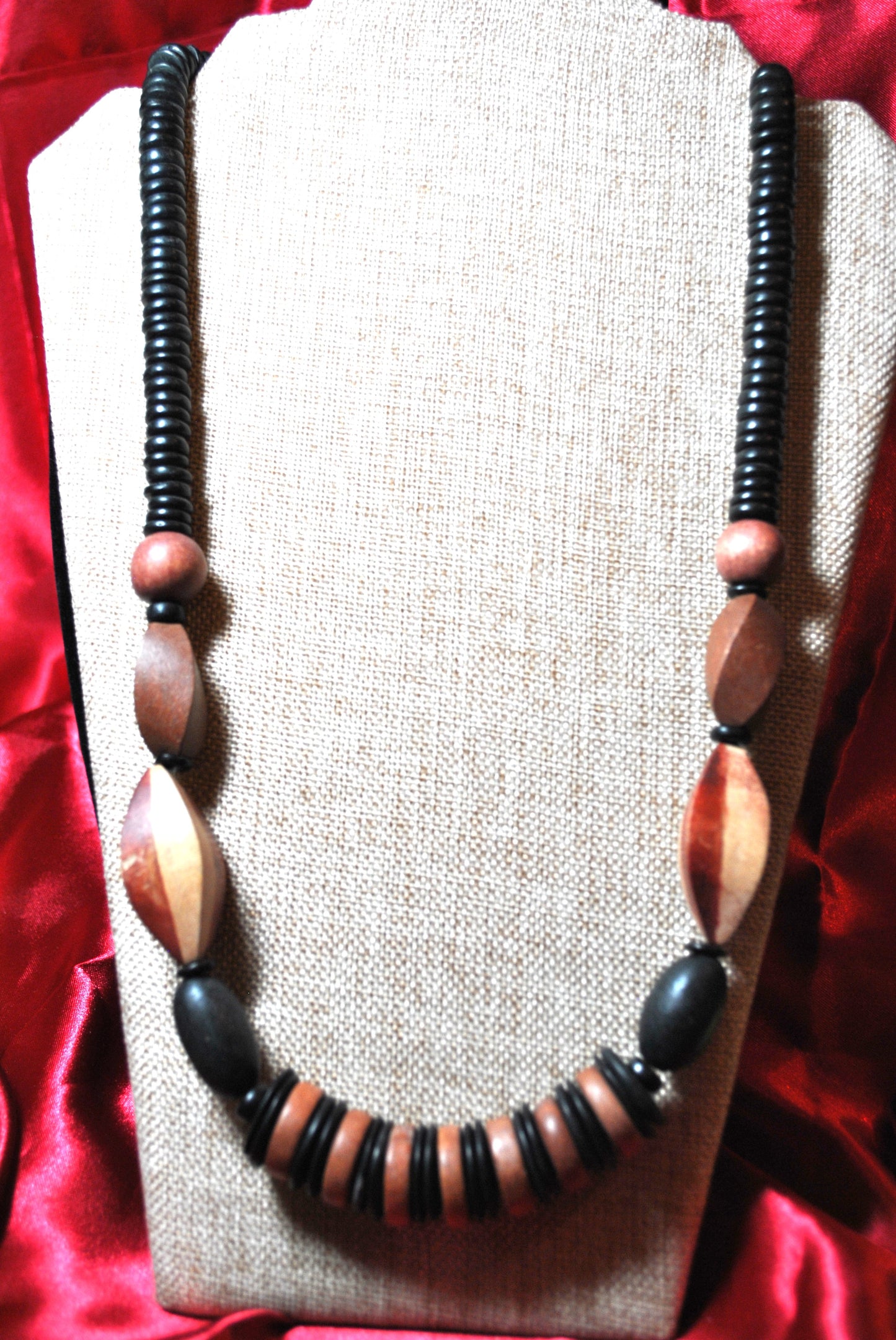 Wooden Heritage Tribal Mens Necklace