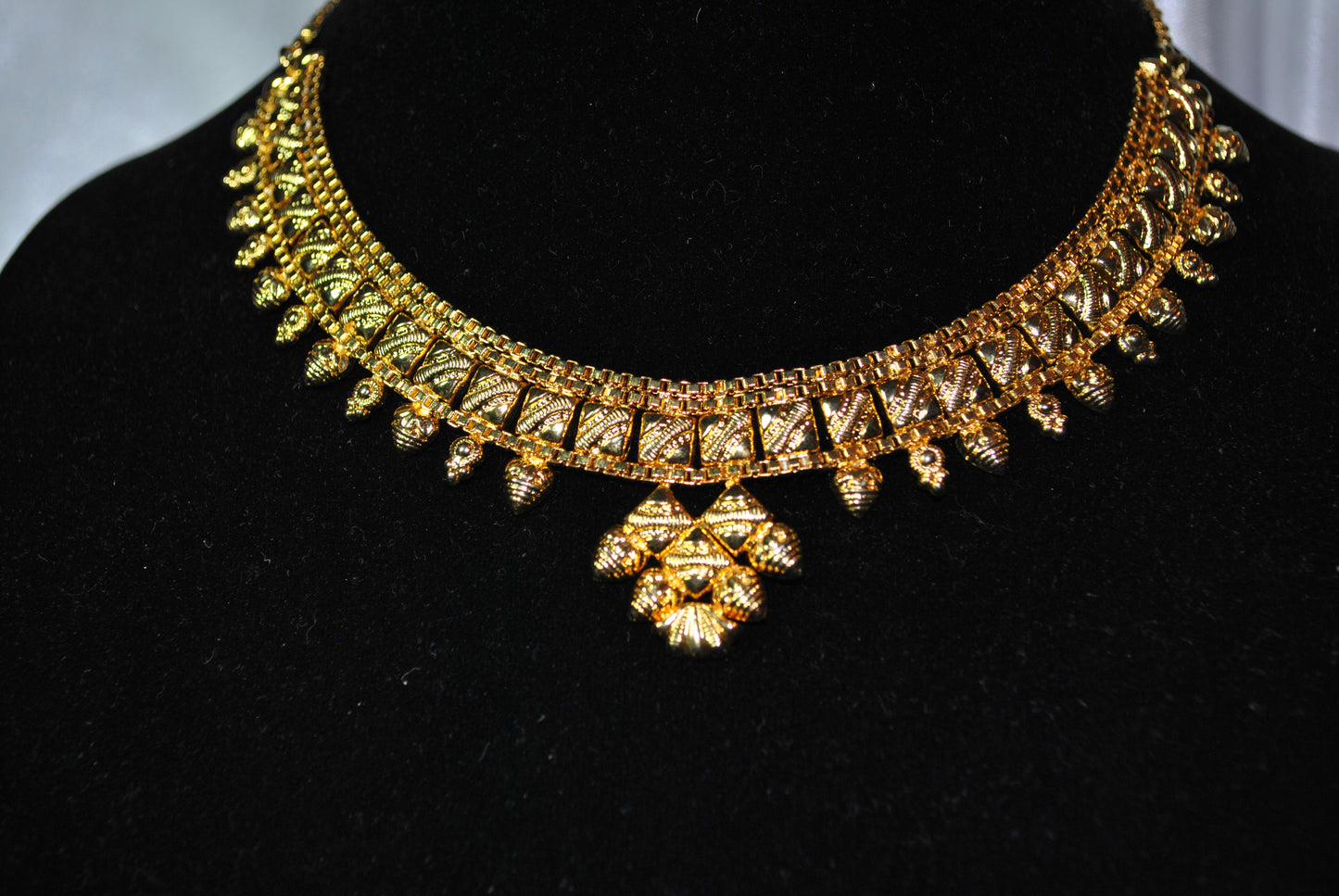 Gold-Tone Wedding Choker